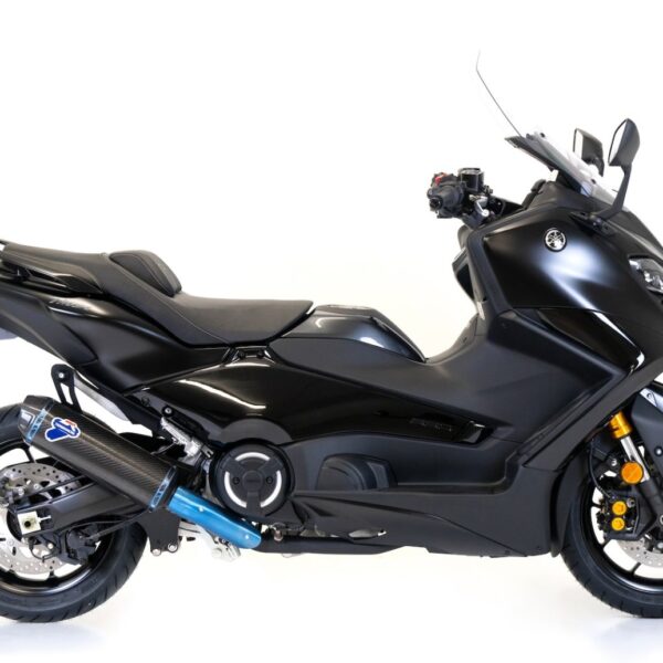 Termignoni Black Stainless Steel / Carbon Fiber Full Exhaust System for Yamaha TMAX 530 / 560 – Racing