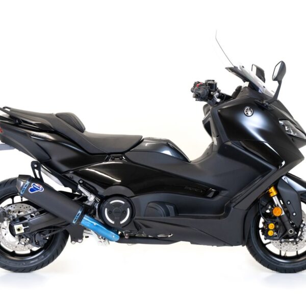 Termignoni Black Stainless Steel / Black Titanium Full Exhaust System for Yamaha TMAX 530 / 560 – Racing
