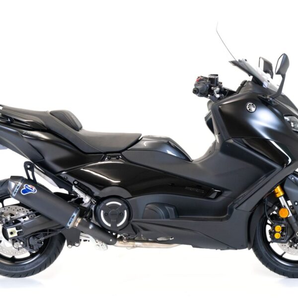 Termignoni Stainless Steel / Black Titanium Full Exhaust System for Yamaha TMAX 530 / 560 – Racing