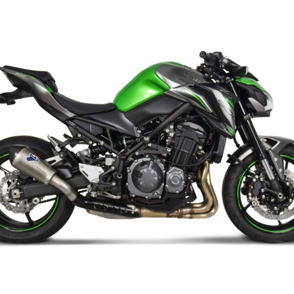 Termignoni Conical Titanium Slip-On Kit with Link Pipe and Heat Shield for Kawasaki Z 900 (2017-2020)
