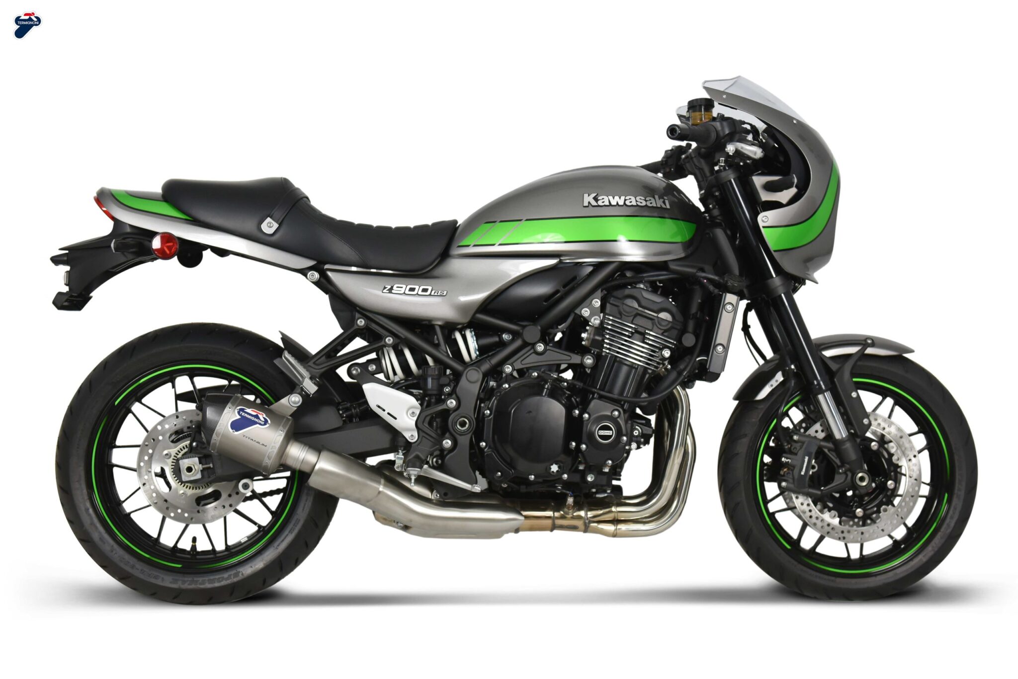 K086094SO04_KAWASAKI_Z900RS_frontale-scaled-1-scaled-1.jpg Termignoni D70 Titanium Slip-On Exhaust for Kawasaki Z 900 RS (2018-2022) - Image 1