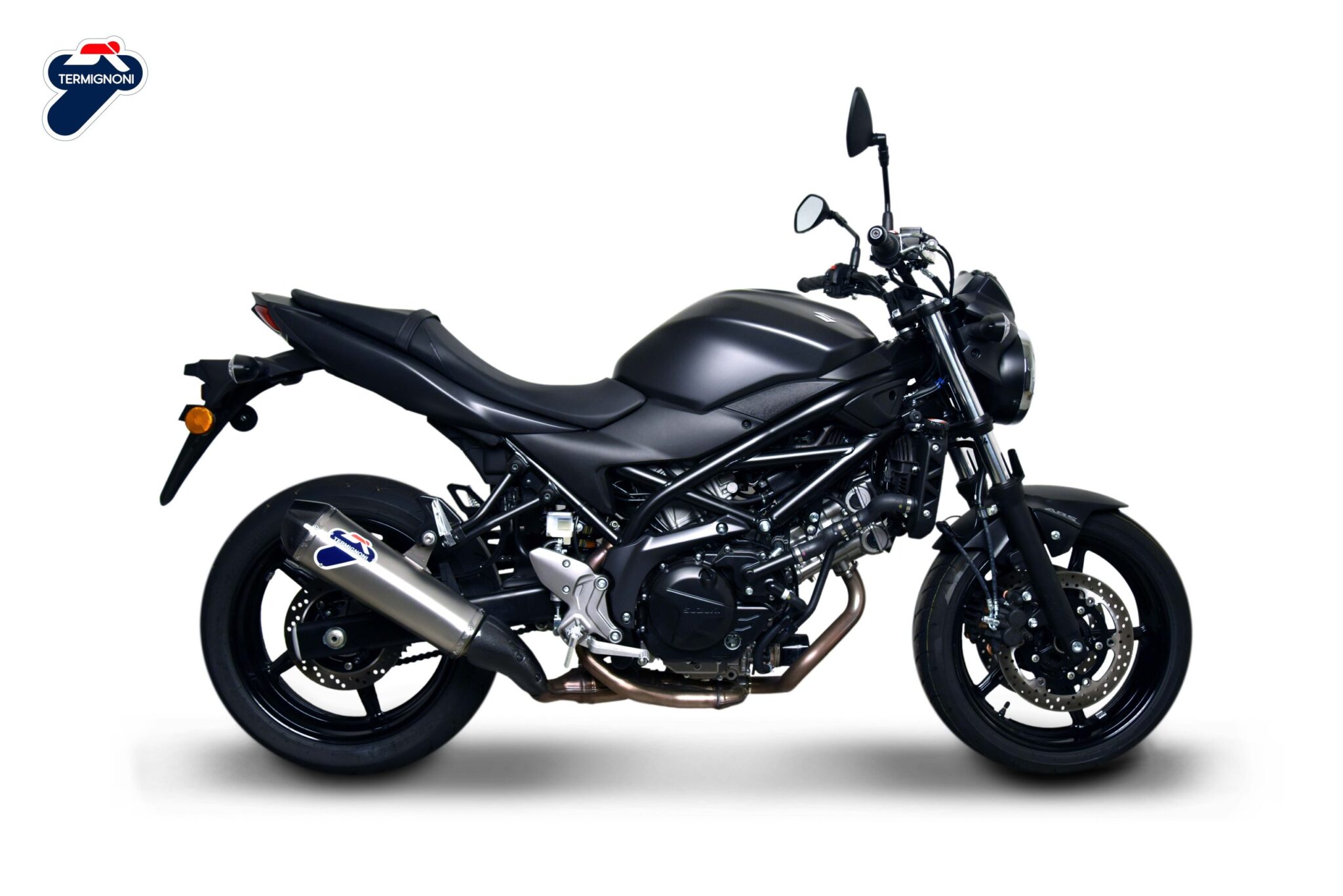 S070-SUZUKI-SV-L1-1-scaled-1-scaled-1.jpg Termignoni Relevance Carbon Fiber Slip-On Exhaust for Suzuki SV 650 (2016-2019) – Homologated - Image 1