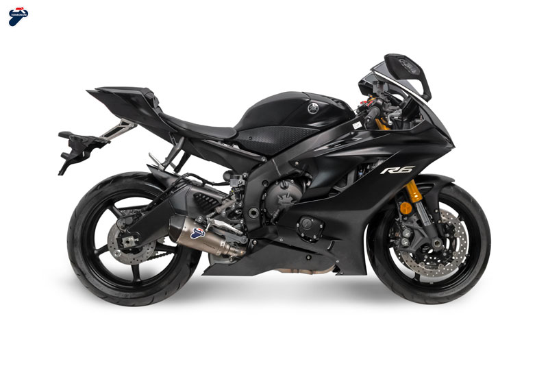 SO0109440ITC_yamaha_r6_frontale.jpg Termignoni Conical Titanium Slip-On Exhaust for Yamaha R6 (2006-2024) - Image 1