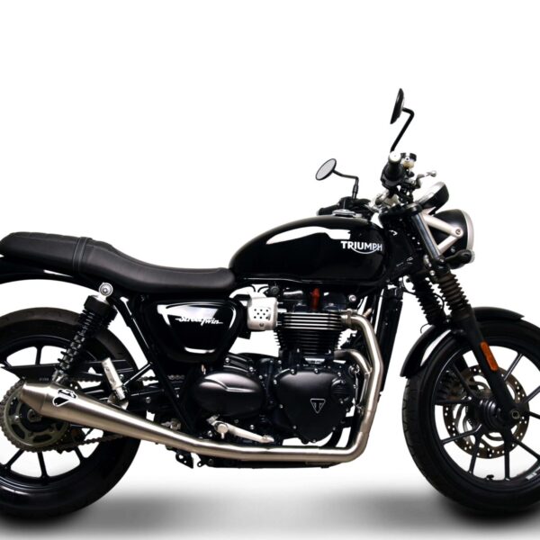 Termignoni Conical Stainless Steel Full Exhaust System for Triumph Street Twin (2016-2020) (T00909400SSX)
