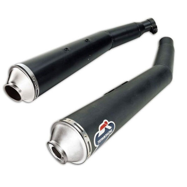 Termignoni Black Stainless Steel Slip-On Exhaust Set for Ducati GT 1000 – Racing