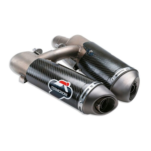 Termignoni Carbon Fiber Slip-On Exhaust Set for Ducati Hypermotard 796 / 1100 – Homologated