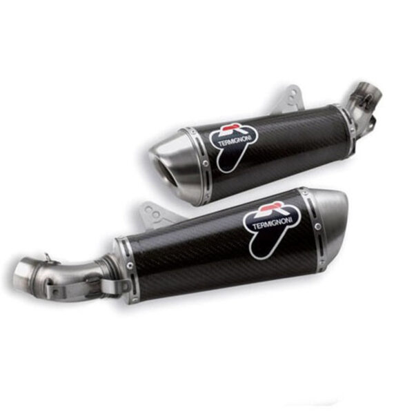 Termignoni Carbon Fiber Slip-On Exhaust Set for Ducati Monster 696 / 796 / 1100 – Racing