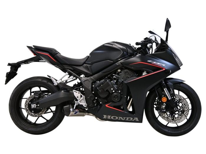 h184so0100iic_01.jpg Termignoni GP2R RHT Stainless Steel Full Exhaust System with Titanium Silencer + Collector for Honda CBR650R / CB650R – Racing - Image 1
