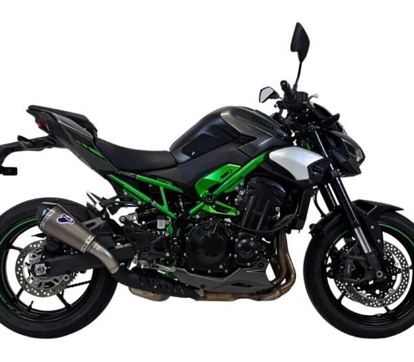 Termignoni Conical Titanium Slip-On Exhaust with Heat Shield for Kawasaki Z900 (2024-2026) – Homologated