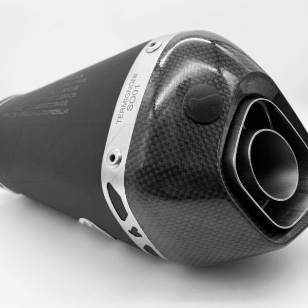 Termignoni RLV-D54CN Black Stainless Steel Slip-On Exhaust with Link Pipe for KTM 1390 Super Duke R (2024-2026)