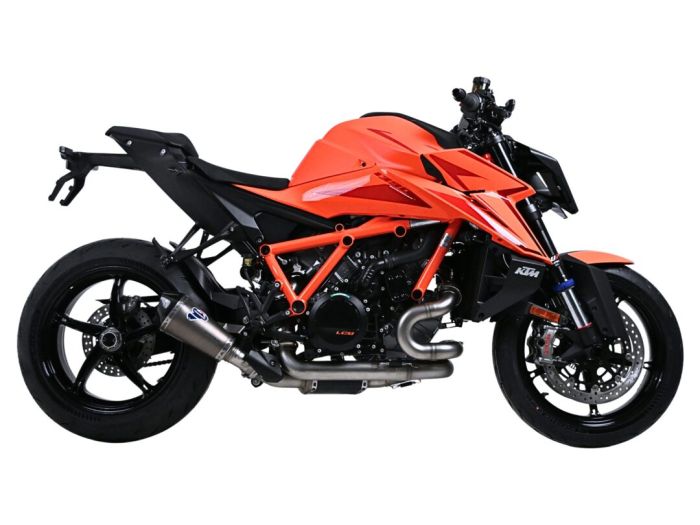 kt37so0140itc_01.jpg Termignoni Conical Titanium Slip-On Exhaust with Link Pipe for KTM 1390 Super Duke R (2024-2026) - Image 1