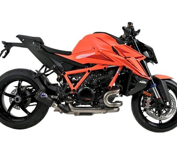 Termignoni GP2R Black Titanium Slip-On Exhaust with Link Pipe for KTM 1390 Super Duke R (2024-2026)