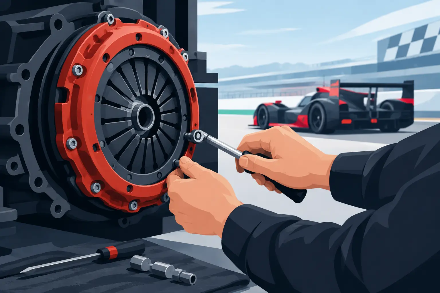 Race Clutch Adjustment for Track-Ready Control