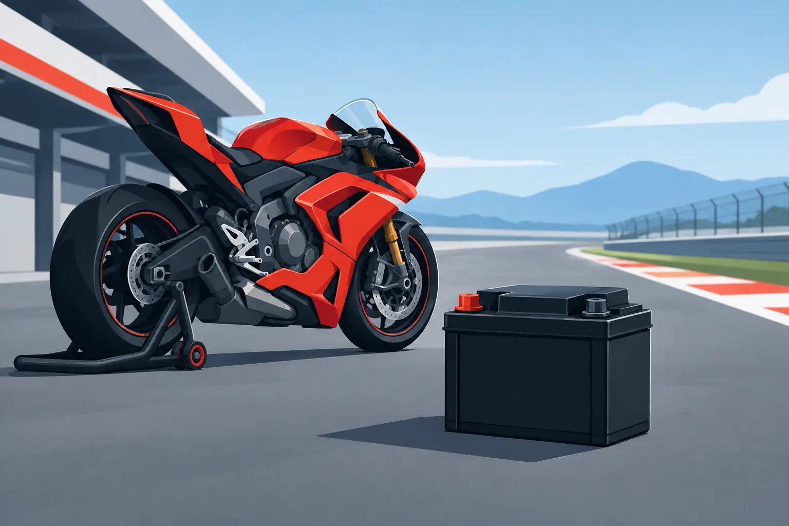 Racing Battery Selection for Track Motorcycles