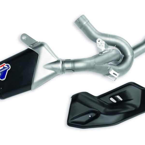 Termignoni Black Titanium and Stainless Steel Full Exhaust System for Ducati Multistrada 1200 Enduro / Multistrada 1260 Enduro – Racing
